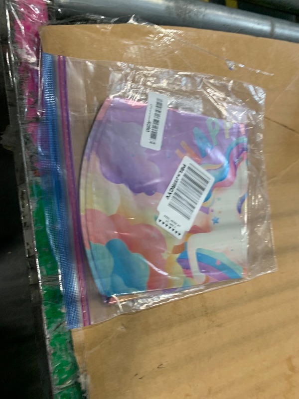 Photo 1 of 12Pcs18in Unicorn Round Balloons for Unicorn Birthday Decorations