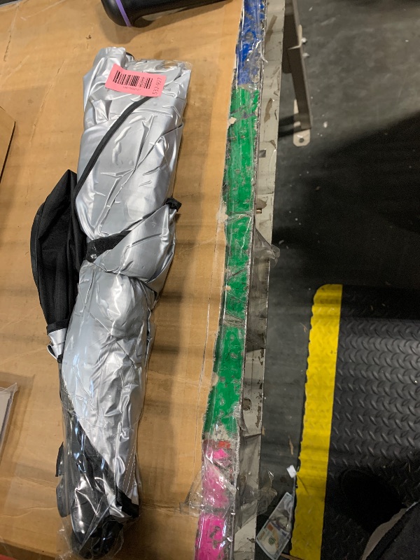 Photo 1 of [Upgrade] Portable Cybertruck 2024-2025 Windshield Sunshade Umbrella [Military-Grade Sturdy] with Carry Bag,Ice Crystal Durable Compact Shade Umbrella UPF50+ UV Front Window Protection Outdoor Camping