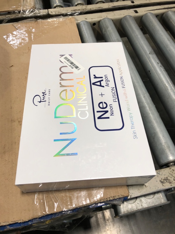 Photo 1 of ***factory sealed*** Pure Daily Care NuDerma Clinical Portable Skin Therapy Wand, Machine with 6 Fusion Neon + Argon Wands – Anti Aging - Clarifying - Skin Tightening & Radiance - Wrinkle Reducing