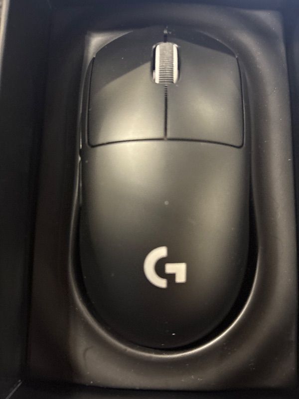 Photo 1 of Logitech G PRO X SUPERLIGHT Wireless Gaming Mouse, Ultra-Lightweight, HERO 25K Sensor, 25,600 DPI, 5 Programmable Buttons, Long Battery Life, Compatible with PC / Mac - Black