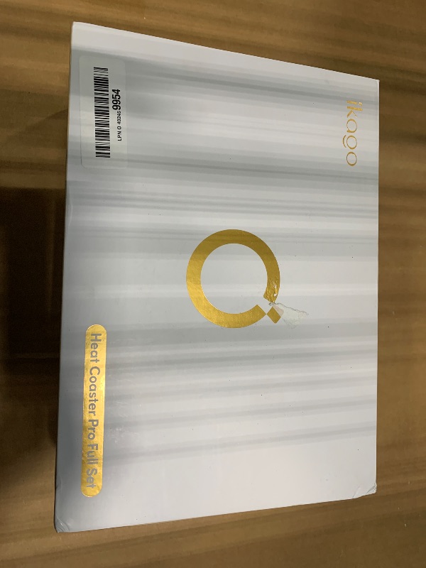 Photo 1 of *** NO MUG LID *** iKago Coffee Mug Warmer Set, Temperature Control Smart Heated Mug for Desk, Electric Coffee Warmer with Auto Shut Off & Real-Time Temp Display, Gifts for Men Women, 15oz, Black