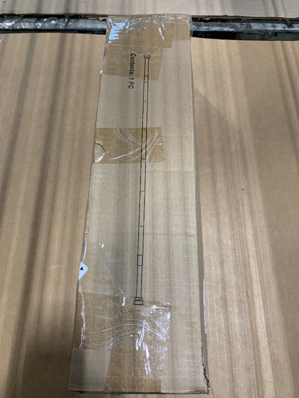 Photo 1 of ***THE FOUNDATIONS ARE MISSING*** Warm Gold Curtain Rods for Windows 66 to 120 Inches Adjustable Length Heavy Duty 1" Diameter Brass Window Curtain Rod with Solid Metal Finials for Outdoor Farmhouse Bedroom Kitchen Living Room