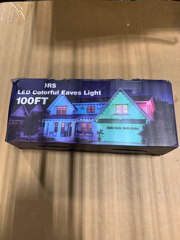 Photo 1 of *** NO REMOTE CONTROL *** INZIDOL100FT Permanent Outdoor Lights, IP67 Waterproof,for House Roof, Christmas, Holiday, Party, Daily Lighting, Smart RGB Outdoor Lights with Remote APP Control & DIY Scenes (100FT)