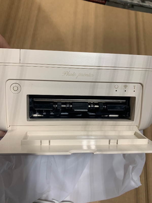 Photo 1 of *** ONLY 1PRINTER RIBBON *** HPRT CP4100 Photo Printer - Portable 4x6 Bluetooth Instant Picture Printer + 108 Sheets & 2 Ribbon, Mobile, Premium Dye Sublimation - 300 DPI Display Resolution - Editing App for Fun, Creative Photos