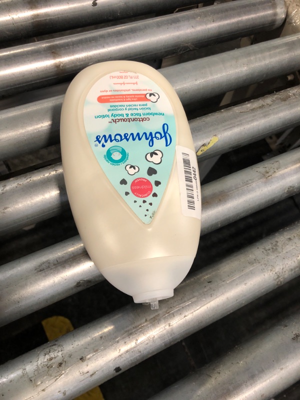 Photo 1 of ***IT DOESN'T HAVE THE DISPENSER SPOUT***Johnson's CottonTouch Newborn Baby Face and Body Lotion, Hypoallergenic Moisturization for Baby's Skin, Made with Real Cotton, Paraben-Free, Sulfate-Free, Dye-Free, 27.1 fl. oz