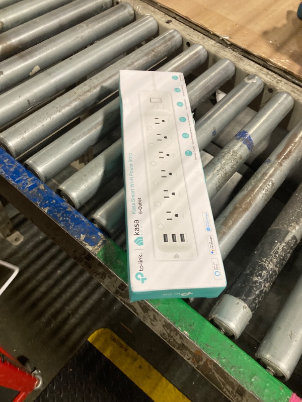 Photo 1 of Kasa Smart Plug Power Strip HS300, Surge Protector with 6 Individually Controlled Smart Outlets and 3 USB Ports, Works with Alexa & Google Home, No Hub Required , White