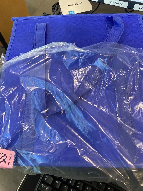 Photo 1 of *PARTIAL SET - Missing the black bag*
BAGHOME 2PCS Refrigerator Grocery Bag,Cooler Bag,Zipper,Black,Blue