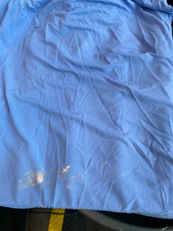 View 3 of ***STAINS*** Esabel.C Jacquard Golf Shirts for Men Moisture Wicking Short Sleeve Performance Dry Fit Active Mens Polo Shirts,Blue,XL