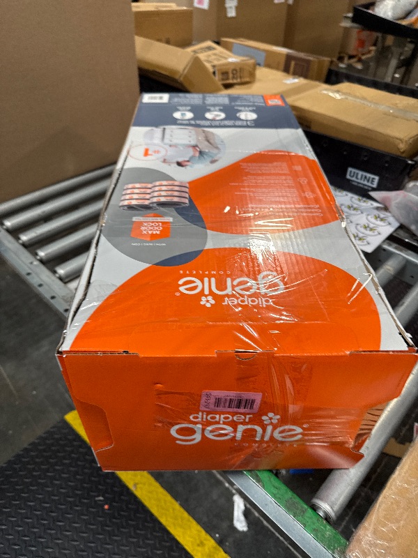 Photo 1 of Diaper Genie Registry Gift Set | Includes Diaper Genie Complete Diaper Pail, 8 Refill Bags, 1 Carbon Filter | Perfect Starter Kit