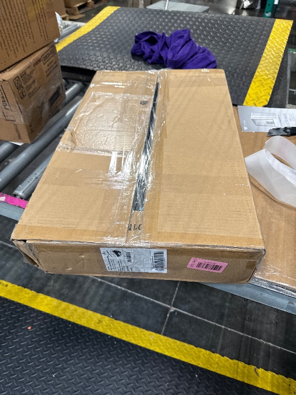 Photo 1 of Amazon Basics 3-Shelf Adjustable Heavy Duty Steel Wire Rack Storage Shelving Organizer for Kitchen, Garage, 23.2" L x 13.4" W x 30" H, Chrome