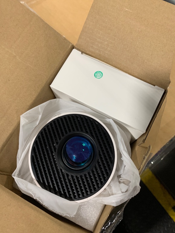 Photo 1 of [Built-in Apps & 2025 Upgraded] Mini Projector with WiFi 6 and Bluetooth 5.4 Support 4K 1080P Auto Keystone 180° Rotatable Projector Portable Compatibile with HDMI/TV Stick/Memory Stick/Laptop, White