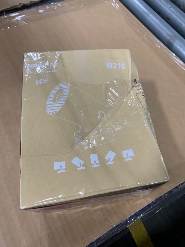 Photo 1 of [Built-in Apps & 2025 Upgraded] Mini Projector with WiFi 6 and Bluetooth 5.4 Support 4K 1080P Auto Keystone 180° Rotatable Projector Portable Compatibile with HDMI/TV Stick/Memory Stick/Laptop, White