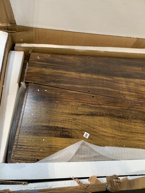 Photo 1 of ***LITTLE TREE Dining Table for 4-6 People, Wooden Table, Rectangle Furniture with Heavy Duty Legs, Modern Kitchen Table for Home, Dining Room, Brown