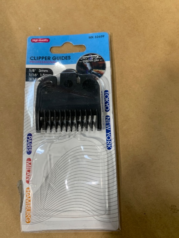 Photo 1 of ****ONLY ONE***3mm Clipper Guard Fits for Wahl Clipper Guards Set,2Pack Compatible with Wahl 1 Guard,Guide Comb Attachment #1-1/8''(3mm),3mm Trimmer Guards Fits for Wahl 3114-001 Clippers,Black.