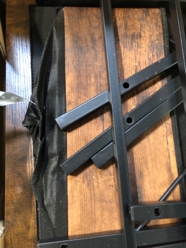 Photo 1 of *UNTESTED*
GYIIYUO TV Stand with Fabric Drawer - Entertainment Center and Industrial TV Console Table with Open Storage Shelves for Living Room, Bedroom - 55.1" Rustic Brown