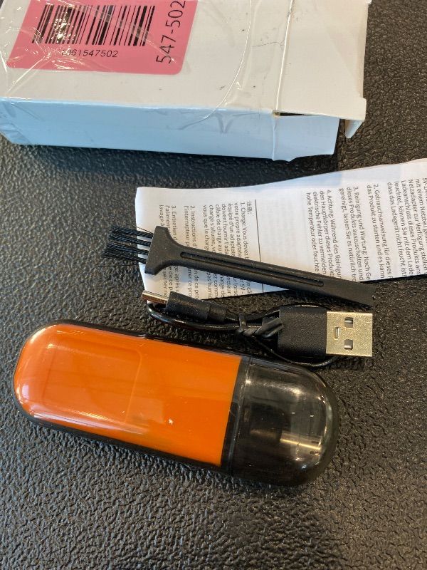 Photo 1 of *MINOR DAMAGE - USED*
Adnyusi-2025 Professional Painless Nose Hair Trimmer, Unisex, USP Charging Digital Display, Double-Edged Blade That Does Not Harm The Nasal Cavity, Easy to Clean, Portable and Lightweight Design