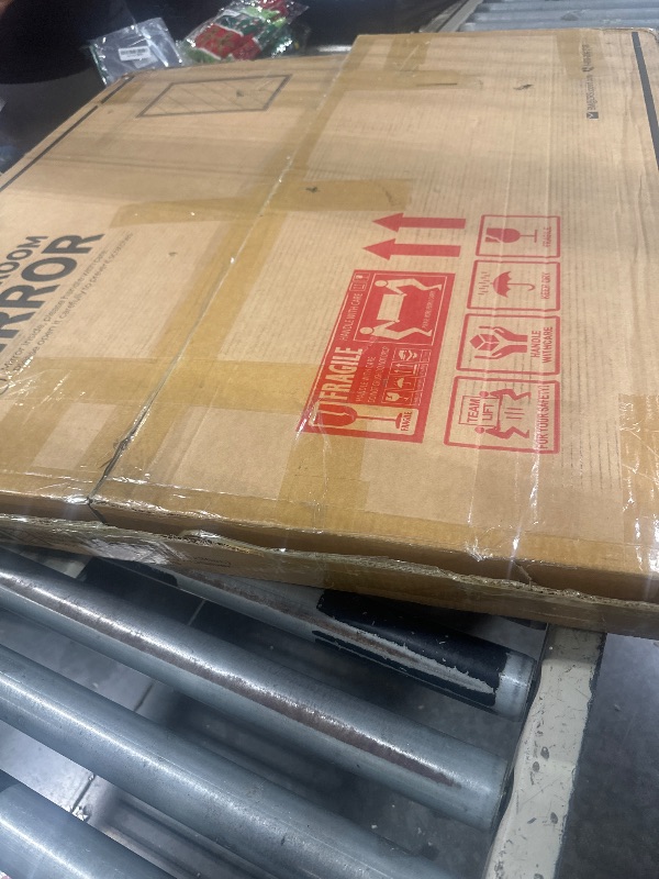 Photo 1 of TokeShimi Gold 36x36 Inch LED Bathroom Vanity Mirror with Front Lights Backlit Aluminum Alloy Frame Rectangle Beveled Edge Tricolors Stepless Dimmable Anti-Fog Memory Function for Home Decor