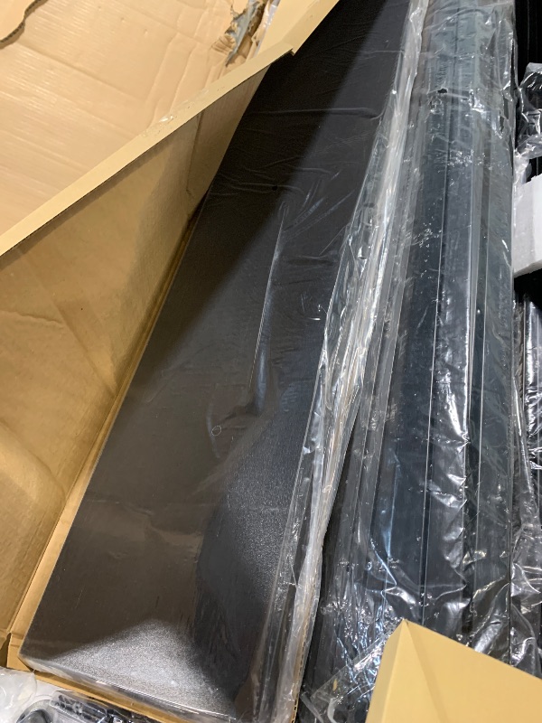 Photo 1 of ****SIMILAR ITEM******* Twin Over Twin Metal Bunk Bed with LED Lights, USB Charging Station, 2 Drawers, Guard Rails & Ladder – No Box Spring Needed, Easy Assembly, Black