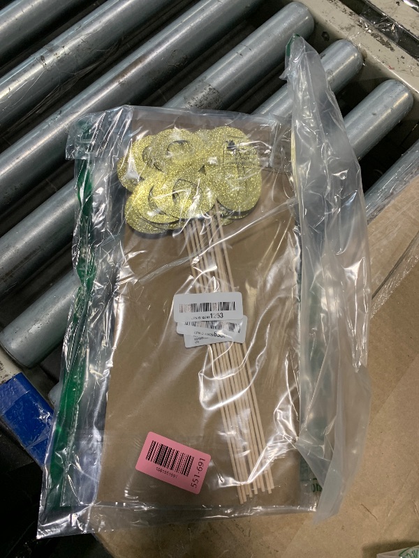 Photo 1 of 10-Pack Double Sided Glitter 80th Birthday Centerpiece Anniversary Centerpiece Sticks, Number 80 Table Topper Cake Topper for 80th Birthday Anniversary Table Party Decorations (Double Sided gold)