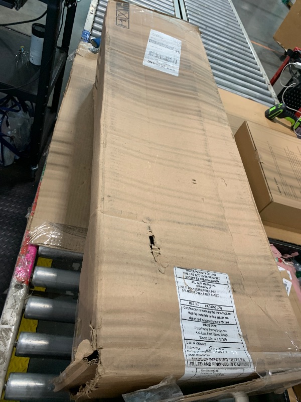 Photo 1 of ZINUS Lorelai 12 Inch Metal Platform Bed Frame / Mattress Foundation with Steel Slat Support / No Box Spring Needed / Easy Assembly, Twin, Black