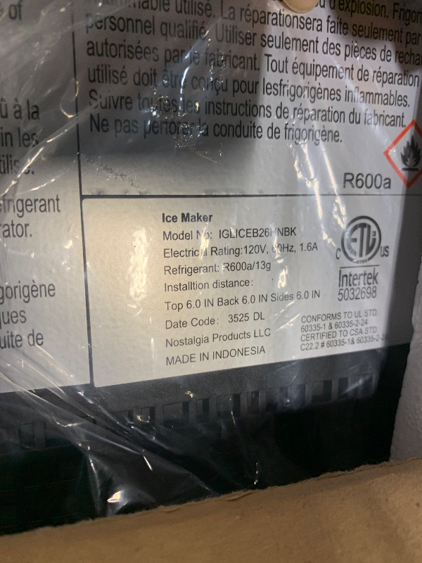 Photo 5 of Igloo Premium Self-Cleaning Countertop Ice Maker Machine, Handled Portable Ice Maker, Produces 26 lbs. in 24 hrs. with Ice Cubes Ready in 6-8 Minutes, Comes with Ice Scoop and Basket