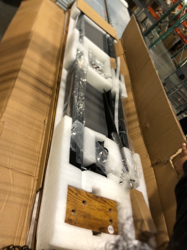 Photo 1 of *UNTESTED*
Veken 63"×27.6" Adjustable Standing Desk with Drawers, Ergonomic Computer Desk with Monitor Shelf, Home Office Desk for Work, Study, Gaming, Writing, Brown