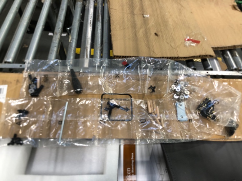 Photo 1 of *UNTESTED*
Veken 63"×27.6" Adjustable Standing Desk with Drawers, Ergonomic Computer Desk with Monitor Shelf, Home Office Desk for Work, Study, Gaming, Writing, Brown