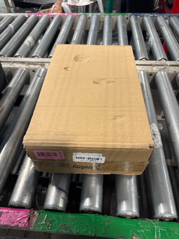 Photo 1 of 8 Pcs Ceramic Christmas Village Houses Set 5 LED Light up White Ceramic Village Houses with 3 Xmas Trees Xmas Figurines for Farmhouse Rustic Indoor Home Mantel Table DIY Display Holiday Decorations