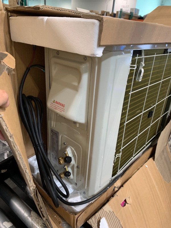 Photo 1 of ***Missing heat pump****YITAHOME 9000 BTU Mini Split Air Conditioner Heat Pump System, Wifi Enabled 19 SEER2 115V Inverter Ductless AC Cool Up to 450 Sq. Ft, Compatible with Alexa, Complete Installation Kit