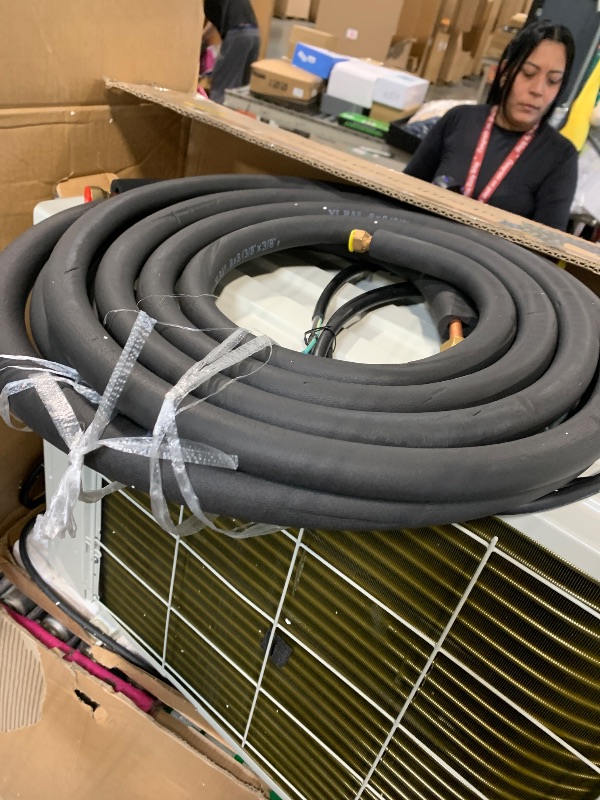 Photo 1 of ***Missing heat pump****YITAHOME 9000 BTU Mini Split Air Conditioner Heat Pump System, Wifi Enabled 19 SEER2 115V Inverter Ductless AC Cool Up to 450 Sq. Ft, Compatible with Alexa, Complete Installation Kit