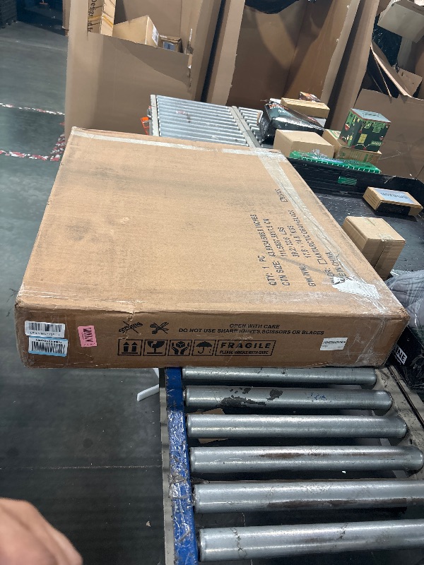 Photo 1 of Fancyango Large Dog House for Indoor & Outdoor - Weatherproof & Removable Roof, Fits Small to Large Dogs (42.8" L x 33" W x 31.5" H) - Black