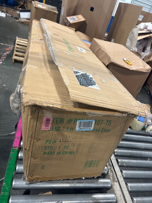 Photo 1 of *See Clerk Notes*
National Tree Company 7.5 ft Pre-Lit Nordic Spruce Medium Artificial Christmas Tree, 900 Clear Lights, 3,790 Tips, Includes Stand, Green