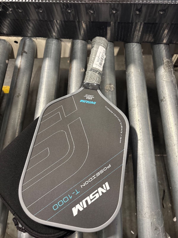 Photo 1 of INSUM Pickleball Paddles, Titanium Carbon Fiber Pickleball Paddle with Power Polymer Core, USAPA Approved, Pro Pickleball Rackets for Ultimate Spin & Consistency, Come with Cover