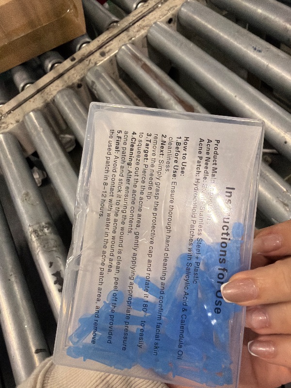 Photo 1 of ***MISSING PIECES*** 50PCS Disposable Acne Needle & 72 Dots Pimple Stickers - Ultrafine Pimple Popper Needle