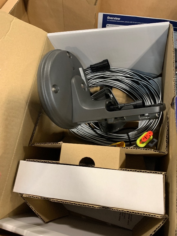 Photo 1 of *******THE LAWNMOWER IS LOCKED AND REQUIRES A PASSWORD TO OPERATE !!!!!!!! WHICH WE DO NOT HAVE !!!!!! ** *** Husqvarna 410iQ Automower Robotic Mower, 0.5 Acre Mowing Capacity, Wire Free Robot Lawn Mower with Charging Station, RS1 EPOS Reference Station a