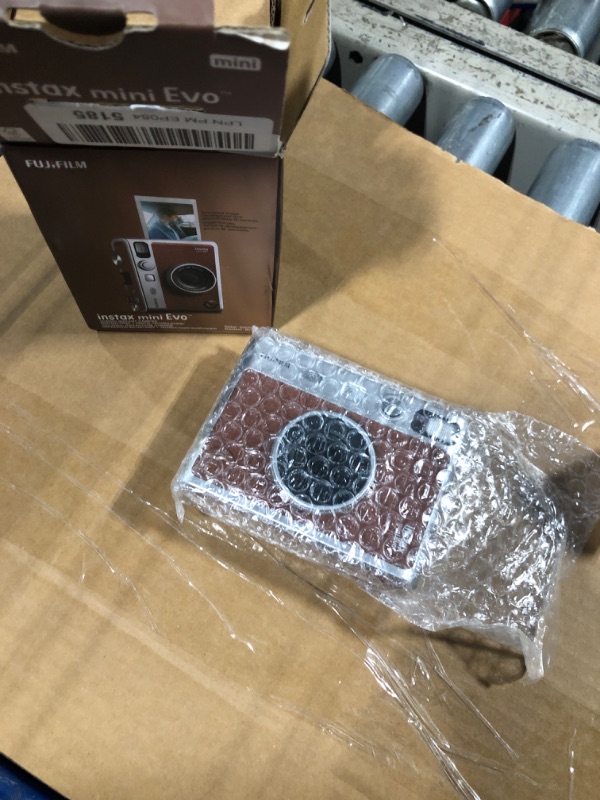 Photo 1 of Fujifilm Instax Mini EVO Instant Camera - Brown