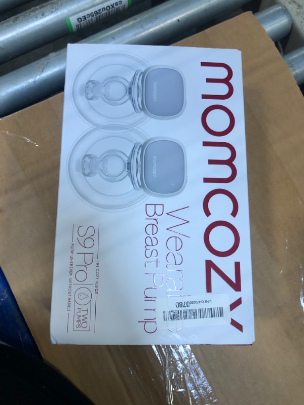 Photo 1 of **VERY USED**
Momcozy S9 Pro Upgraded Wearable Breast Pump, Hands-Free Design with Extended Battery Life & LED Display, Double Electric Portable Pump with 2 Modes & 9 Levels, 24mm, 2-Pack, Gray