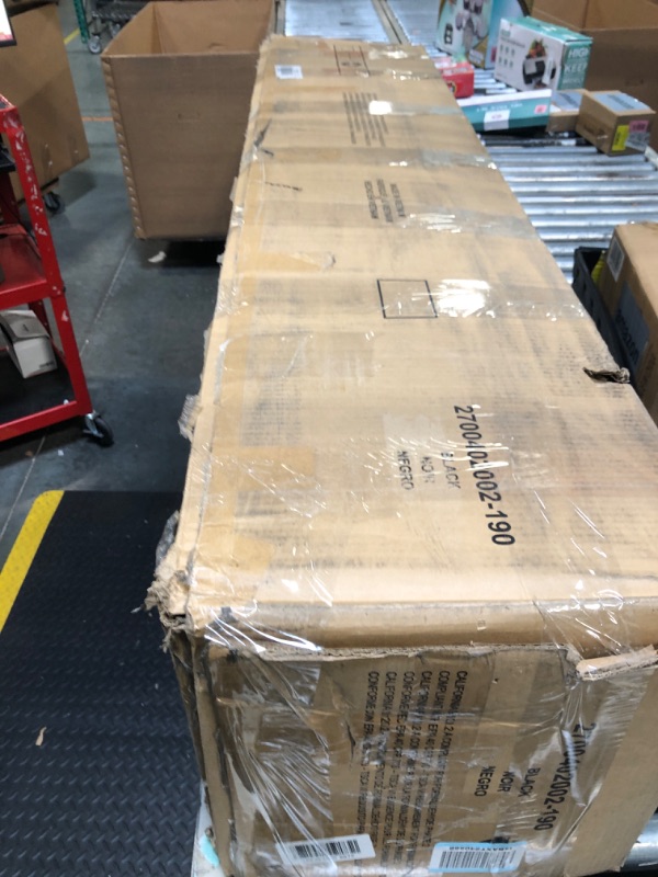 Photo 1 of Plank+Beam Grand Console Table, 56 Inch Solid Wood Modern Sofa Table, Narrow Entryway Table for Hallway, Behind The Couch, Living Room, Foyer, Black Wirebrush