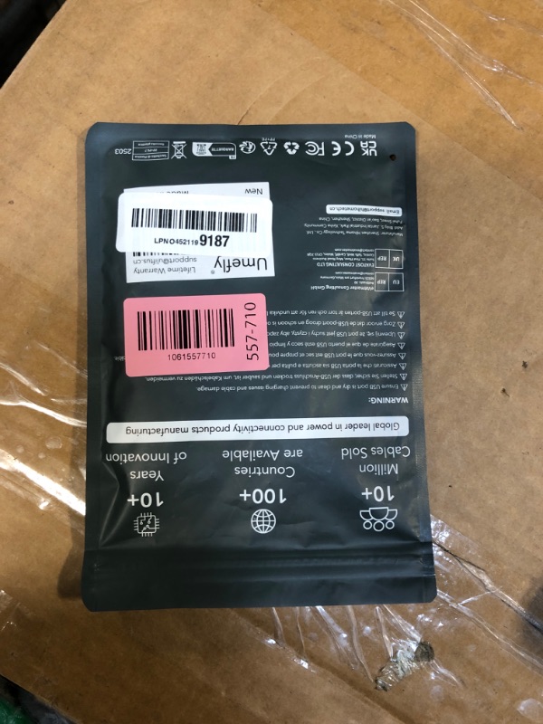 Photo 1 of 1 Foot Short USB C Cord Fast Charge 5 Pack Durable USB A to USB Type C 3A Fast Charging Cable for Charging Station Compatible with Samsung Galaxy Note 20 A20 A51 S10 S20 Plus Ultra LG Stylo K51