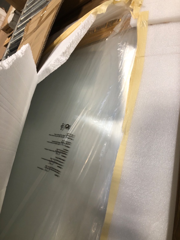 Photo 1 of Autdot Large Decorative Mirror for Wall Decor, 59''x 29'' Gold Antiuqe Living Room Mirrors with Ornate Carvings Wood Frame, Big Vanity Mirror for Bathroom, Horizontal/Vertical