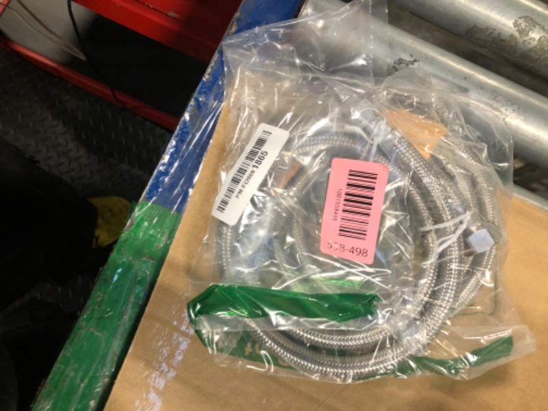 Photo 1 of [2-Pack] PROCURU 36" (3Ft) x 3/8" Comp x 1/2" FIP Faucet Hose Connector, Stainless Steel Braided Supply Line (9SF36-2P)