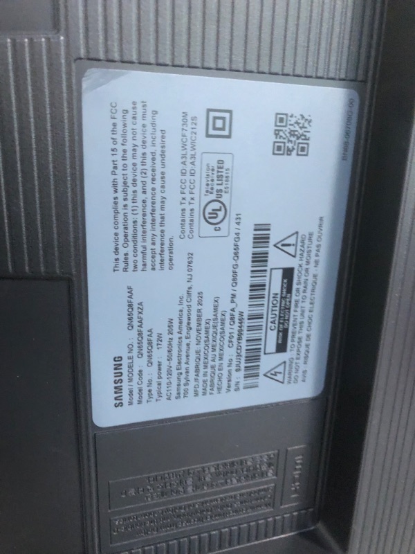 Photo 3 of Samsung 65-Inch Class QLED Q8F 4K UHD Smart TV (2025 Model) Q4 AI Processor, 100% Color Volume with Quantum Dot, AirSlim Design, Endless Free Content, Samsung Vision AI, Alexa Built-in