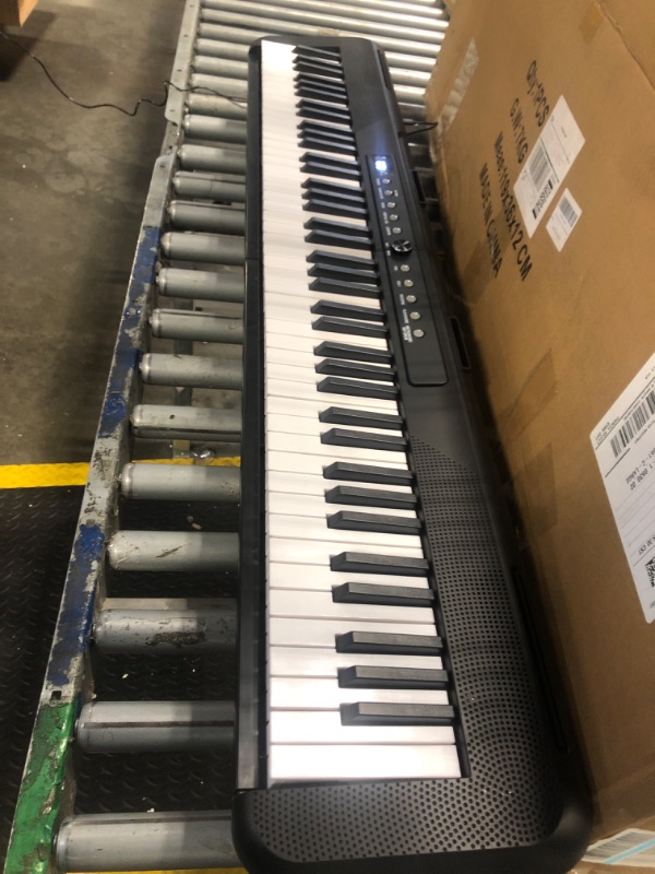 Photo 4 of 88 Key Digital Piano, Semi Weighted Electronic Keyboard Piano with Music Stand, Power Supply, Sustain Pedal, Bluetooth, Carrying Case, Headphones, USB-MIDI Compatibility, for Beginner Professional