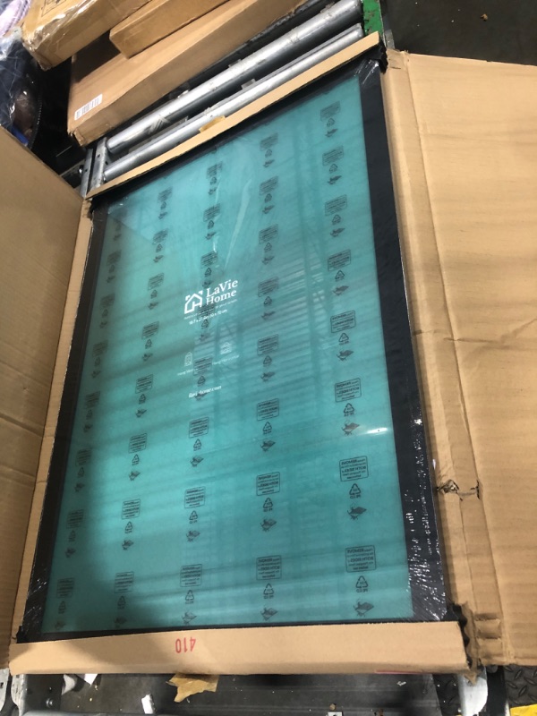 Photo 1 of ** SMALL SCRATCH ON FRAME *** LaVie Home 19.7x27.6 Picture Frame Black, Puzzles Frame for Wall Decoration, Classic Black Minimalist Style Suitable for Decorating Houses, Offices, Hotels, Puzzles Posters Photos or Artwork?1 Pack?