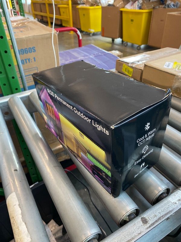 Photo 1 of *** FACTORY SEALED*** Nexillumi Permanent Outdoor Lights for House, 150ft Smart RGB LED Lights Outside with 16 Million DIY Colors, IP67 Waterproof Eternity Eaves Lighting for Christmas Halloween Holiday Daily Decorations