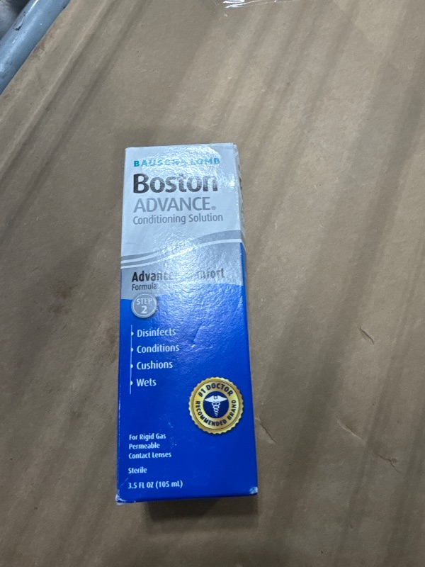 Photo 1 of ** ONLY ONE***Boston Advance Conditioning Solution, Conditions & Wets Rigid Gas Permeable (RGP) Lens for Comfortable Wear, 3.5 Fl Oz (Pack of 2)