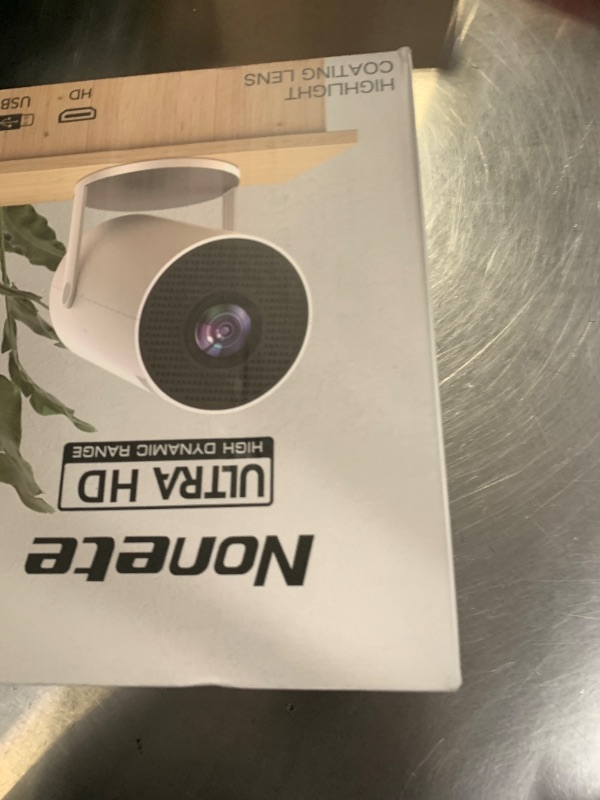 Photo 1 of ?2026 New?Mini Projector with WiFi 6 and Bluetooth 5.2 Support 4K 1080P Auto Keystone 270° Rotatable Projector Portable Compatibile with HDMI/TV Stick/Memory Stick/Laptop-Black