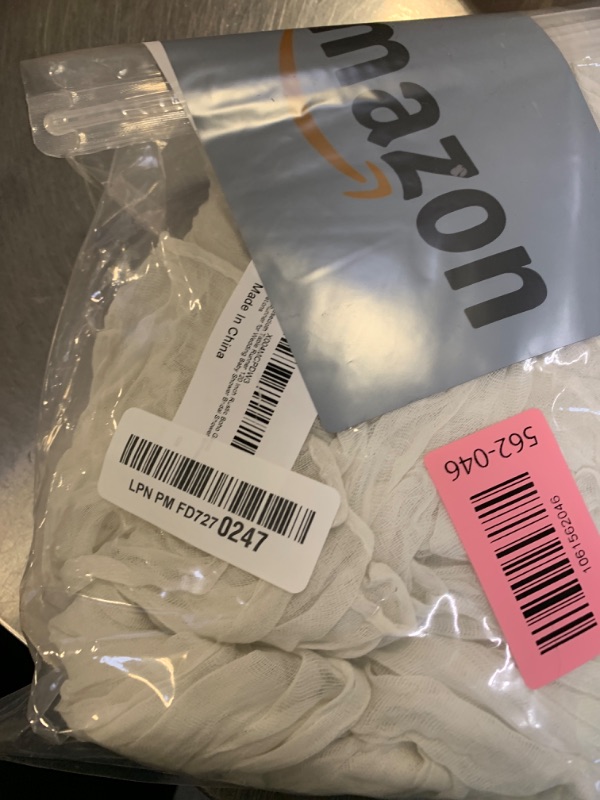 Photo 1 of 10FT Ivory White Cheesecloth Table Runner 120 Inch Rustic Boho Gauze Cheese Cloth Table Runner for Wedding Baby Shower Bridal Shower Birthday Party Home Decorations