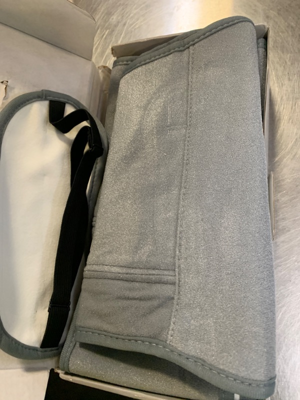 Photo 1 of 10 Pcs Castor Oil Pack Wrap, Plus Size for Men & Women, XL Reusable Castor Oil Pack Set for Eyes Neck Stomach Waist Knees Legs Feet, Flannel Cotton, Anti Oil Leak, Machine Washable (Light Gray)