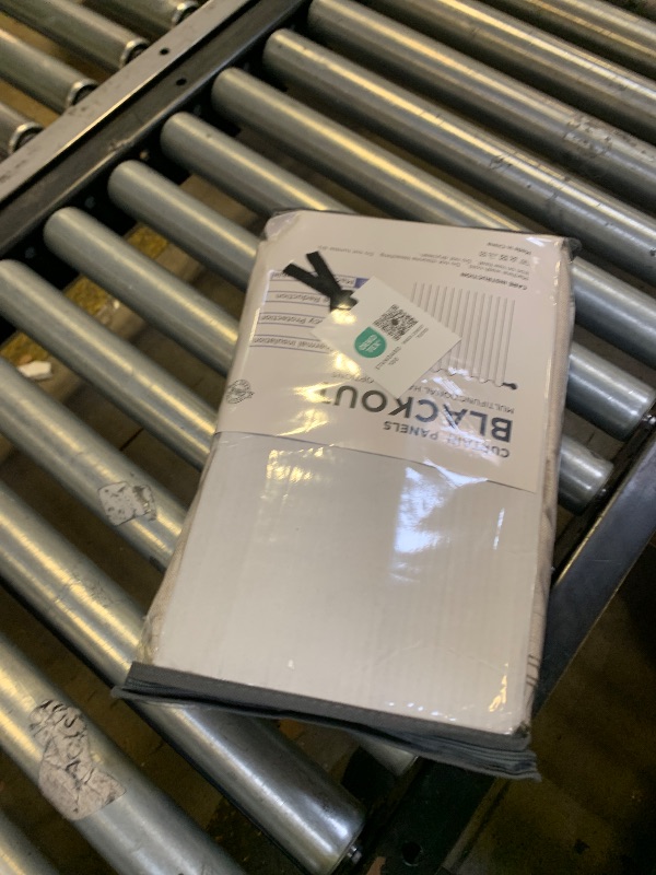 Photo 1 of 100% Blackout Shield Linen Blackout Curtains for Bedroom 84 Inches Long, Back Tab/Rod Pocket Living Room Drapes, Thermal Insulated Blackout Curtains 2 Panels Set, 50" W x 84" L, Cream